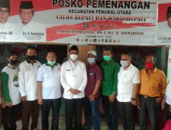 Antusias Warga Sambut Kedatangan Pasangan HERO No urut 2 di Desa Tempirai