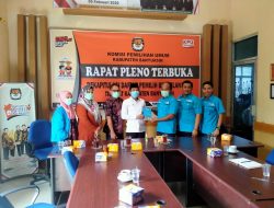 Sambangi KPUD, DPD Gelora Banyuasin Perkenalkan Pengurus