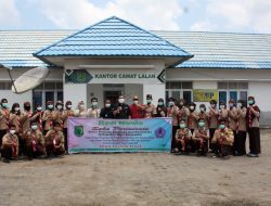 Camat Lalan Sambut Kunjungan Saka Pariwisata Dispopar Muba