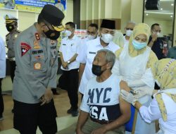 Pantau Vaksin, Kapolda Sumsel Irjen Prof Eko Apresiasi Penanganan COVID-19 di Muba