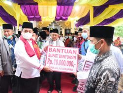Melalui Safari Ramadhan, Bupati dan Wabub Banyuasin Pastikan Pembangunan di Kecamatan