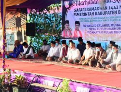Bupati & Wabup Banyuasin Tetap Semangat jalani Safari Ramadhan di Pulau Rimau