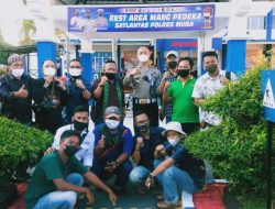 Kasat Lantas Polres Muba Ngobrol Bareng PWI