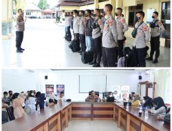 Polres Banyuasin Dukung Penuh Percepatan Vaksinasi Anak