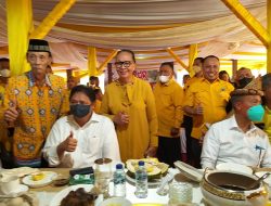 Airlangga Hartarto Kunjungi Kader Golkar dan Relawan di Banyuasin