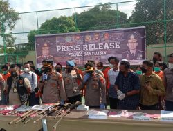 Polres Banyuasin Gelar Press release, Ungkap Kasus Kriminal dan Narkoba