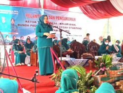 Ketua TP PKK Desa/Kelurahan, Kecamatan Betung Resmi di Lantik