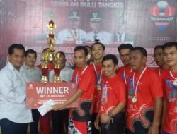 Bupati Banyuasin Tutup turnamen PB Bangkit Cup II tahun 2022