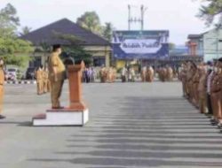 Bupati Pasaman Pimpin Apel Perdana di bulan Ramadhan