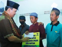 Plt Bupati Beni Hernedi Sambangi Masjid Plakat Tinggi, Ajak Masyarakat Makmurkan Masjid