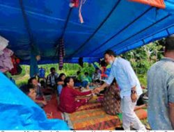 Ketua DPRD Pasaman Tinjau Lokasi Korban Gempa dan Longsor