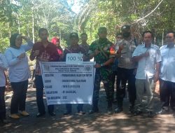 Pembangunan Jalan Desa Taja Indah Rampung 100 Persen