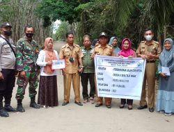 Pembangunan Jalan Desa Taja Indah Tahap II Rampung di kerjakan