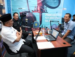 Pj Bupati Apriyadi Podcast Bareng PWI Muba Bahas MVC dan Berdayakan SDM Lokal