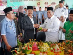 BUPATI BANYUASIN HADIRI PERINGATAN HUT DESA MANGGAR RAYA KE-36