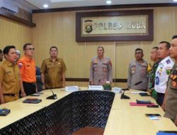 Forkopimda dan Pemkab ikuti Rapat Koordinasi Lintas Sektoral Ops Ketupat Musi – 2023