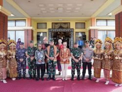 Kedatangan Panglima TNI di sambut langsung Ketua DPRD Prov. Sumsel