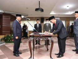 Pj Bupati Apriyadi Lantik Kadis PUPR dan Direktur RSUD Sekayu