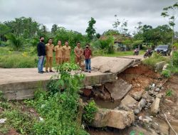 PU PR Muba Langsung Survei ke Lokasi, Tindak Lanjut Jembatan Mulyo Rejo
