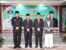 Pj Bupati Apriyadi Lantik Kadis PUPR dan Direktur RSUD Sekayu