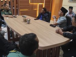 Jalin Sinergi PWI Muba Audiensi dengan Dandim 0401