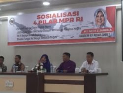 Danny Ismaya Dampingi Anggota DPR RI Nevi Zuairina Sosialisasi Empat pilar