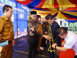 Pemkab Muba Hadiri Pelepasan Siswa-siswi Kelas IX SMP Negeri 5 Sekayu