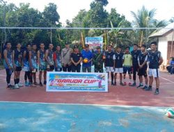 Pemdes Rimba Tetap Gelar Tournament Volly Ball Garuda Cup