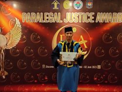 Lurah Perwakilan Kabupaten Muba Bawa Pulang Penghargaan paralegal Justice Award 2023