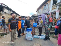 Pemkab Muba Salurkan Bantuan kepada Korban Kebakaran di Kecamatan Lais