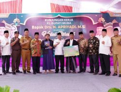 Pj Bupati Apriyadi Mahmud Resmikan Ponpes Al-Muttholibiah