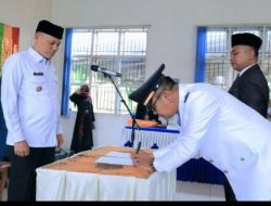 Sertijab Camat Dua Koto, Wabup Sabar AS Minta Masyarakat Manfaatkan Program Pendidikan Gratis dan Berobat Gratis