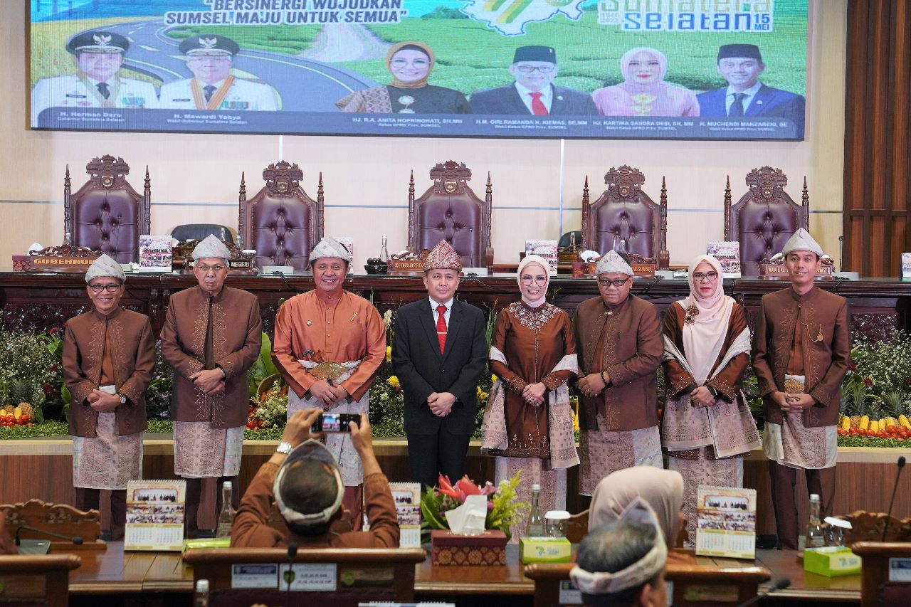 Dprd Prov Sumsel Gelar Rapat Paripurna Hari Jadi Ke 77 Provinsi Sumsel