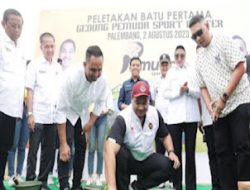 Ketua DPRD Provinsi Sumsel hadiri Peletakan Batu Pertama Pembangunan Gedung Sport Center Oleh Menpora
