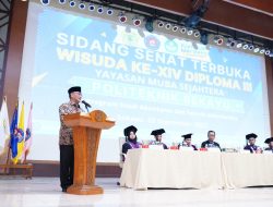 Pj Bupati Apriyadi Hadiri Wisuda ke 14 Politeknik Sekayu