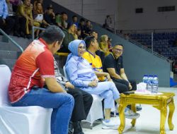Ketua DPRD Provinsi Sumsel Turut Menyaksikan Voli Kapolri Cup di Babak Final