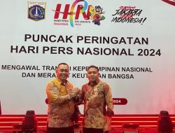 Kadis Kominfo Banyuasin menghadiri puncak peringatan Hari Pers Nasional tahun 2024