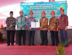 Pj. Bupati Banyuasin Hadiri Tasyakuran Launching Gedung Baru dan Penandatanganan MOU Isbat Nikah Pengadilan Agama Pangkalan Balai Kelas II