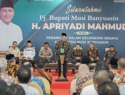 Pj Bupati Apriyadi Bakal Naikan Insentif RT RW dan Kadus di Muba