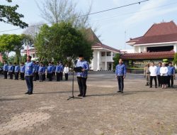 Pemkab Banyuasin Gelar Apel Gabungan Dan Ikrar Netralitas Pegawai Pemkab Banyuasin