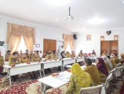 Pemkab Banyuasin Gelar Rapat Koordinasi Penyusunan Laporan Evaluasi Kinerja Penjabat Bupati Banyuasin Triwulan l