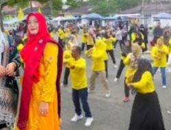 Dua Srikandi Fraksi Golkar DPRD Pasaman Hadiri HUT Partai Golkar ke-60