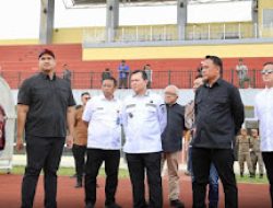 Ketua DPRD Prov Sumsel Dampingi Kemenpora Meninjau Fasilitas Olah Raga di Jakabaring Sport City (JSC) Palembang