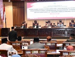 Sidang Paripurna Ke- XI DPRD Provinsi Sumsel Dengan Agenda Penyampaian LKPJ Gubernur Sumsel Tahun Anggaran 2024