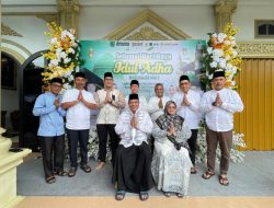 Bupati Muba H M Toha Shalat Ied Idul Adha 1446 H di Masjid At-Tauhid, Desa Sungai Angit