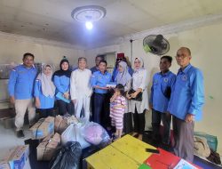 Ketua PWI Sumsel Salurkan Bantuan langsung ke Korban Kebakaran