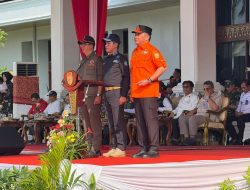 Apel Gelar Pasukan Dan Simulasi Karhutla Di Griya Agung, Polda Sumsel Tegaskan Kesiapsiagaan Hadapi Ancaman Musim Kemarau
